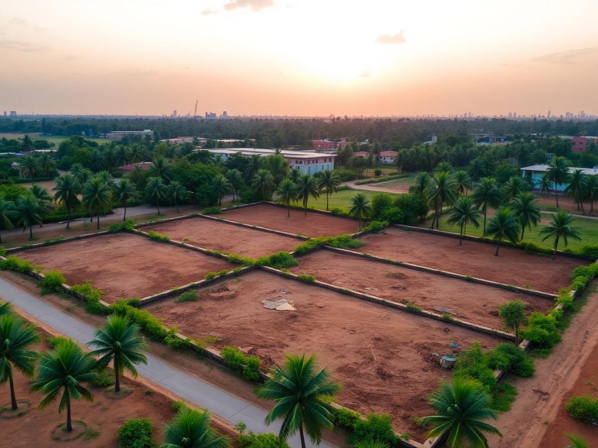 Prime land parcels ready for development
